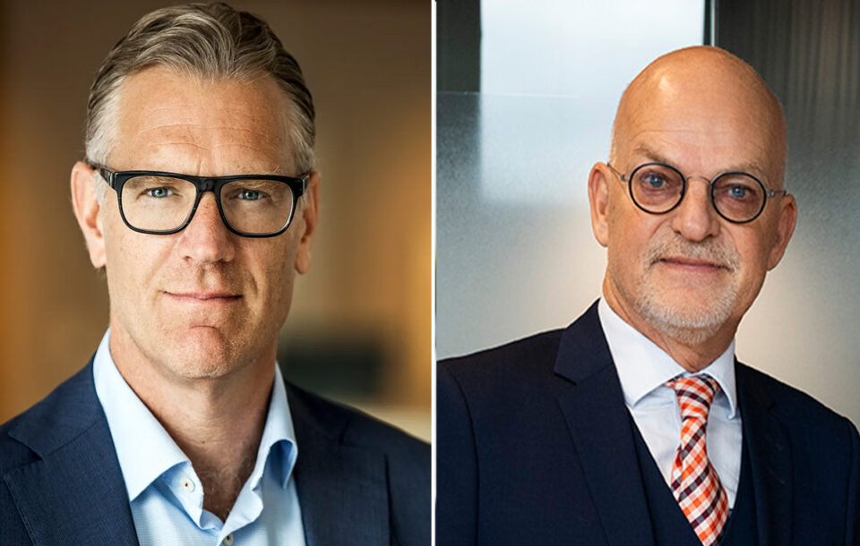 Bilden är ett kollage av två porträttbilder. Den ena på Magnus Montan, den andra på Åke Nordlander.